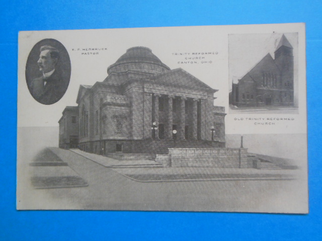 Image for Postcard Trinity Reformed Church Canton, Ohio (1914)