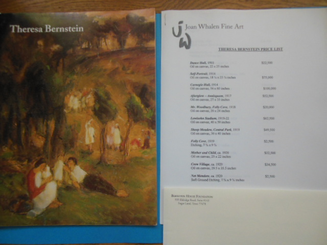 Image for Theresa Bernstein An Early Modernist (Art Catalog 2000)