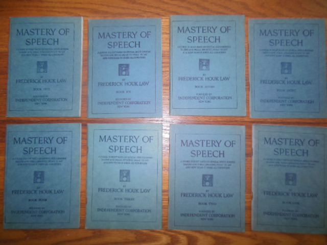Image for Mastery of Speech: A Course In Eight Parts (1918)