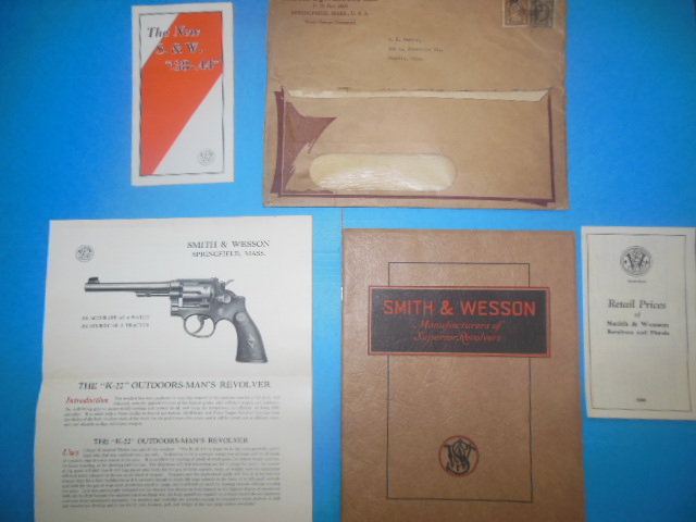 Image for Smith & Wesson Manufacturers of Superior Revolvers (Original Envelope Plus Xtras) 1930