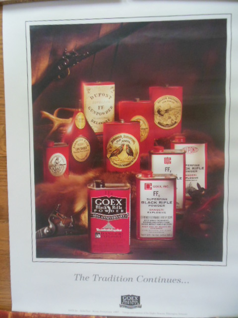 Image for Goex Black Rifle Powder 80th Anniversary Poster