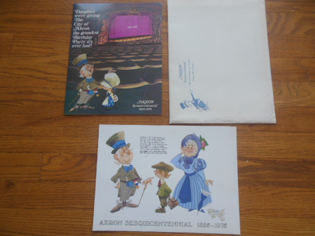 Image for Sesquicentennial Program Akron, Ohio 1825-1975 (Original Envelope and Advertising)