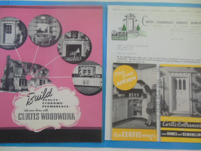 Image for Build Beauty, Economy, Permanence into your Home with Curtis Woodwork (1944)