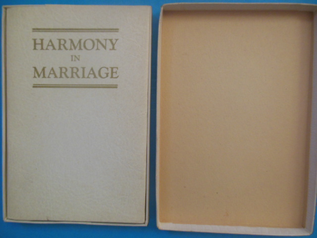 Image for Harmony In Marriage (Book In A Box, 1948)