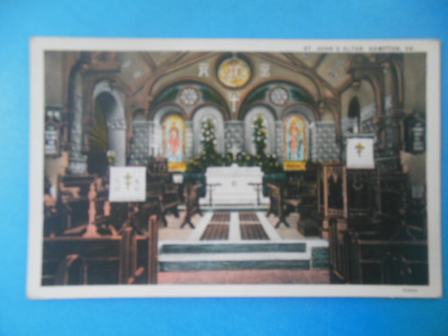 Image for Postcard St. John's Altar Hampton, Virginia