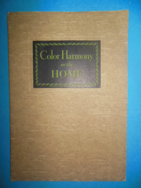 Image for Color Harmony in the Home (M.J. Whitthall Associates Ltd. 1929)