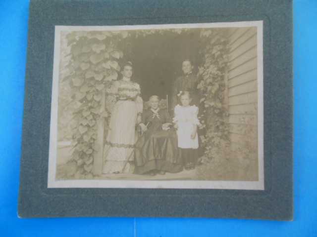 Image for Photograph Three Generations In the Arbor