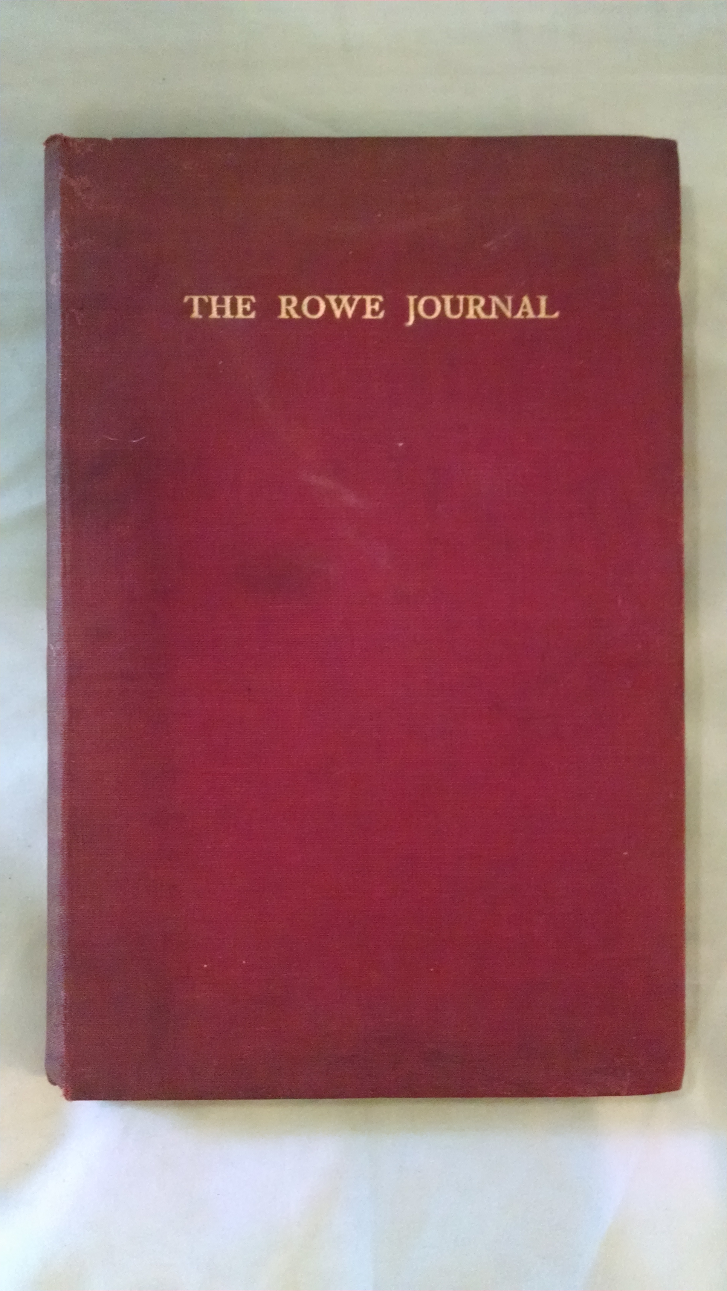 Image for THE ROWE JOURNAL