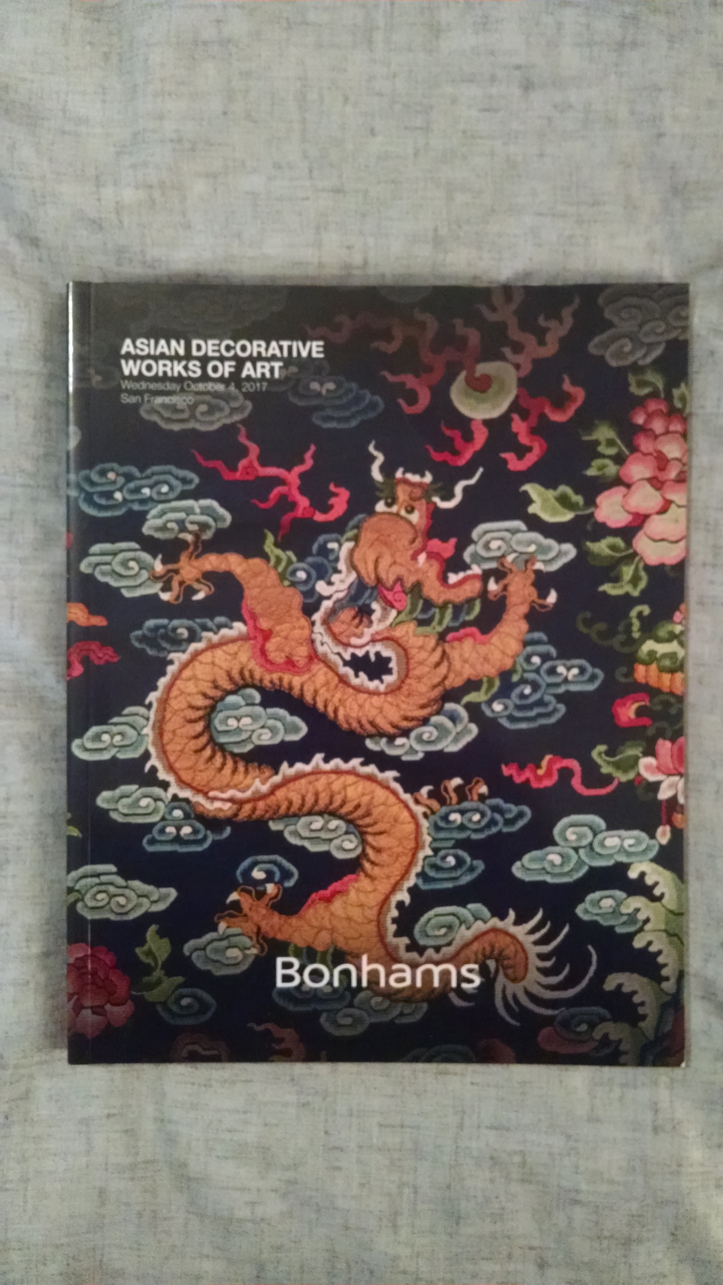 Image for BONHAMS AUCTION CATALOG   ASIAN DECORATIVE WORKS OF ART  OCTOBER 4 2017