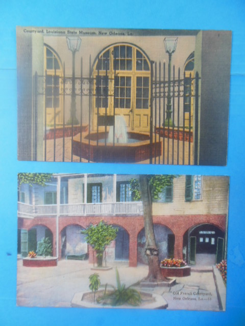 Image for Postcards: Courtyards of New Orleans Old French Courtyard. Courtyard Louisiana State Museum