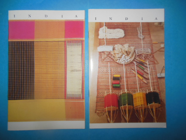Image for The Splendour of India Silk; The Master Weavers, An Introduction to the  Handcrafted Textiles of India (2 booklets, 1980's)