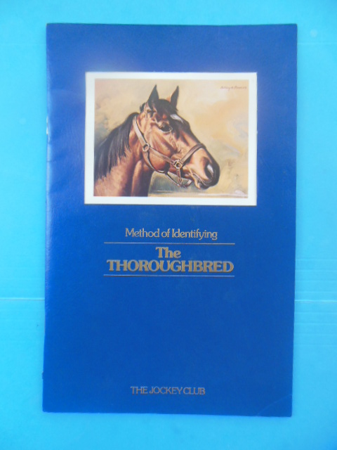 Image for Method of Identifying The Thoroughbred Horse