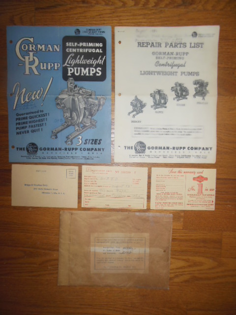 Image for Gorman Rupp Company Lightweight Pumps (circa 1956)
