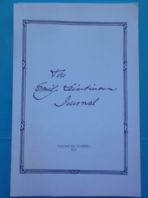Image for The Emily Dickinson Journal (Volume XXI, Number 1, 2012)