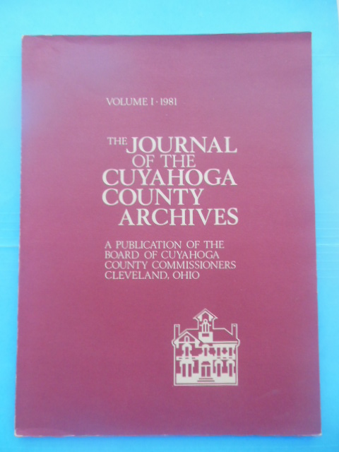 Image for The Journal of the Cuyahoga County Archives