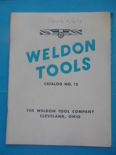 Image for Weldon Tools Catalog No. 12 (1978)