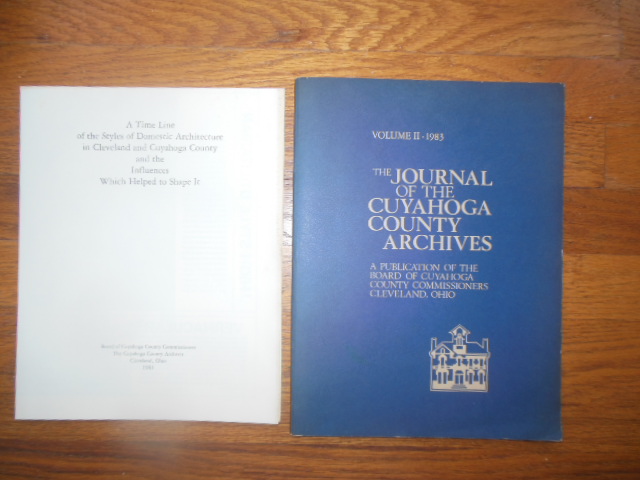 Image for The Journal of the Cuyahoga County Archives 1983 (Includes Booklet on Residential Architecture)