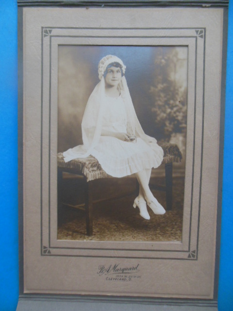 Image for 1920's Photograph Girl's First Holy Communion