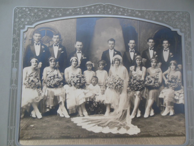 Image for Wedding Photograph 1920's Fashions, Big Wedding Party