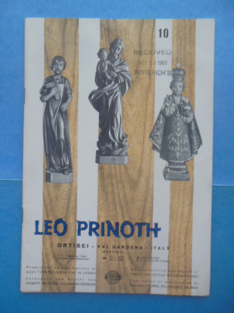 Image for Leo Prinoth Finest Religious Woodcarvings (1959)