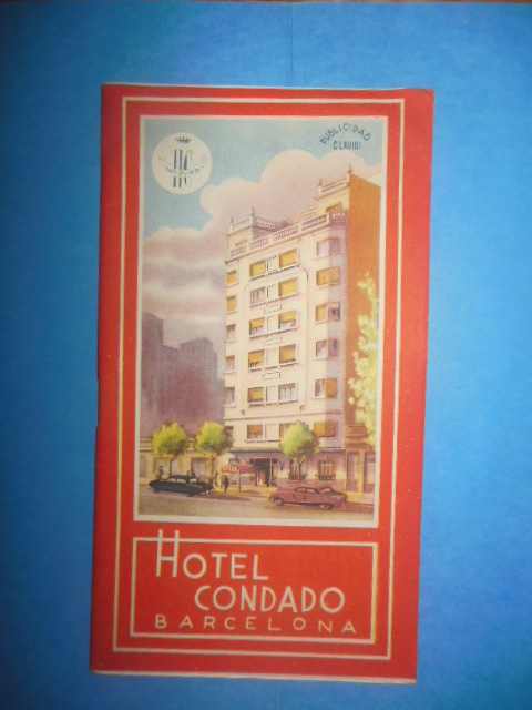 Image for Hotel Condado Barcelona, Spain Vintage Travel Brochure