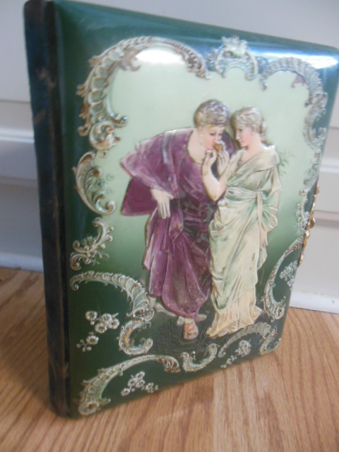 Image for Celluloid Photo Album with 26 Cabinet Photos