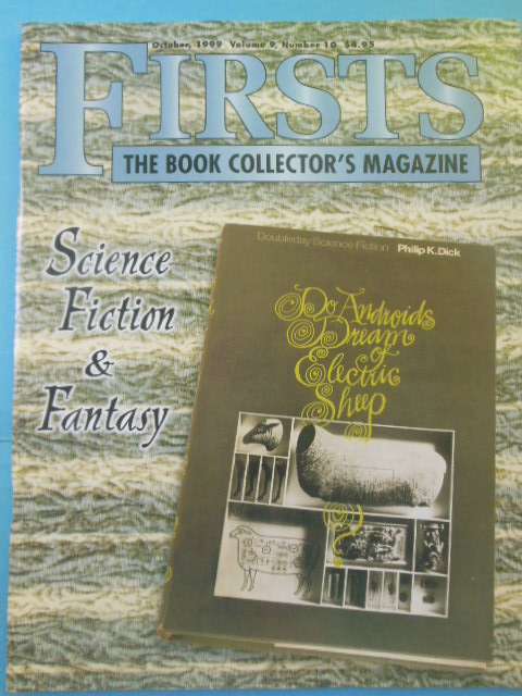 Image for Firsts: The Book Collector's Magazine October, 1999 (Science Fiction and Fantasy)