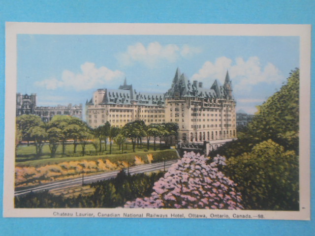 Image for Postcard Chateau Laurier, Canadian National Railways Hotel, Ottawa, Canada