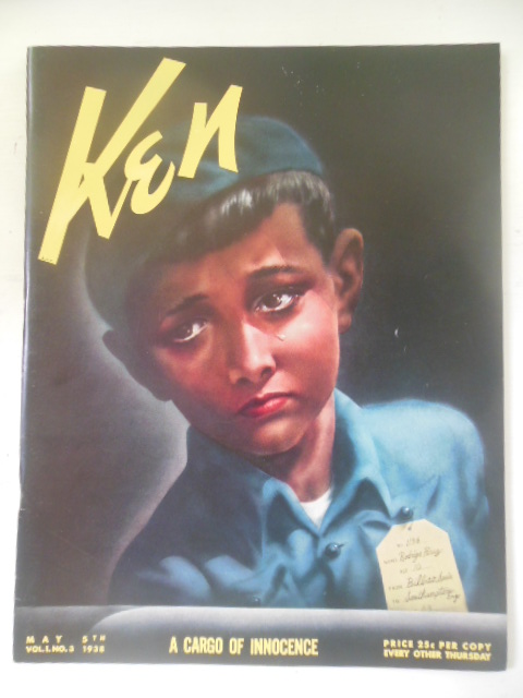 Image for Ken Magazine May 5, 1938. Spanish Children Refugees.Nazi Propaganda Industry