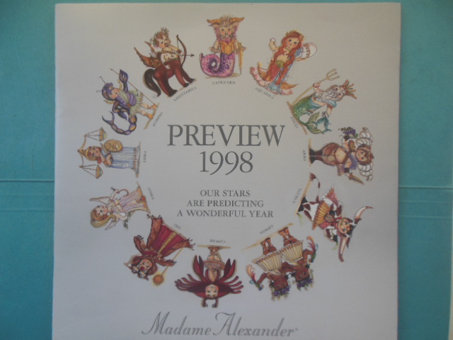 Image for Madame Alexander 1998 Preview Doll Catalog; Our Stars Are Predicting A Wonderful Year