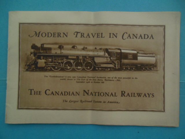 Image for Modern Travel In Canada: The Canadian National Railways 1927