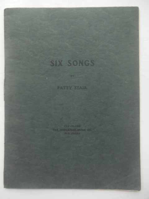 Image for Six Songs by Patty Stair Cleveland, 1900