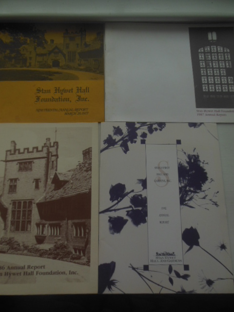 Stan Hywet Hall Foundation Inc. Annual Report 1977, 1986, 1987, 1992 Image for Stan Hywet Hall Foundation Inc. Annual Report 1977, 1986, 1987, 1992