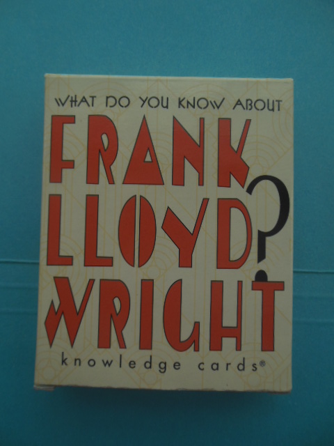 Image for What Do You Know About Frank Lloyd Wright Knowledge Cards