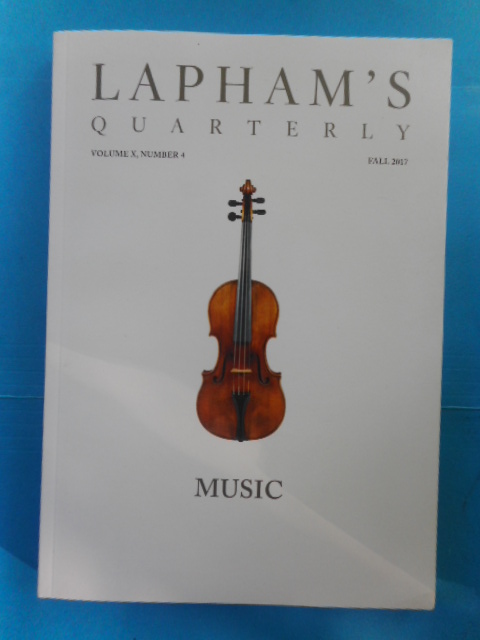 Lapham's Quarterly Fall, 2017 (Music Image for Lapham's Quarterly Fall, 2017 (Music