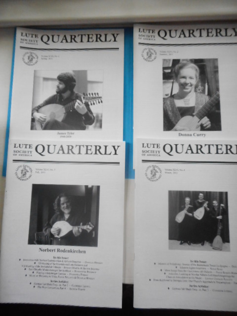 Image for Lute Society of America Quarterly Magazine FULL RUN 2010-11-12 12 ISSUES