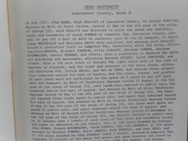 Lancaster Legacy The History and Genealogy of Lancaster, Pennsylvania