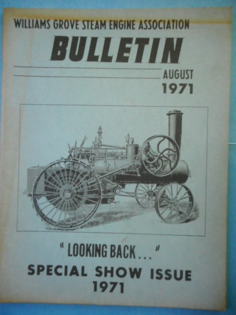 Image for Williams Grove Steam Engine Association August 1971.Special Show Issue