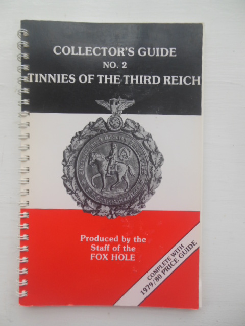 Collector's Guide No. 2 Tinnies of the Third Reich Image for Collector's Guide No. 2 Tinnies of the Third Reich