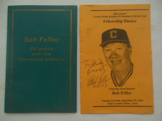 Image for Bob Feller 20 Years with the Cleveland Indians; 29th Annual Lorain County Fellowship Dinner Sept. 29, 1998