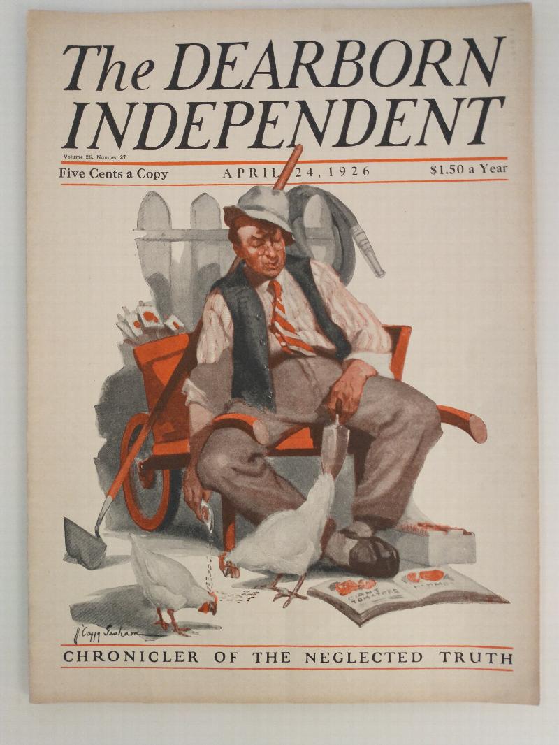 Image for DEARBORN INDEPENDENT  APRIL 24 1926
