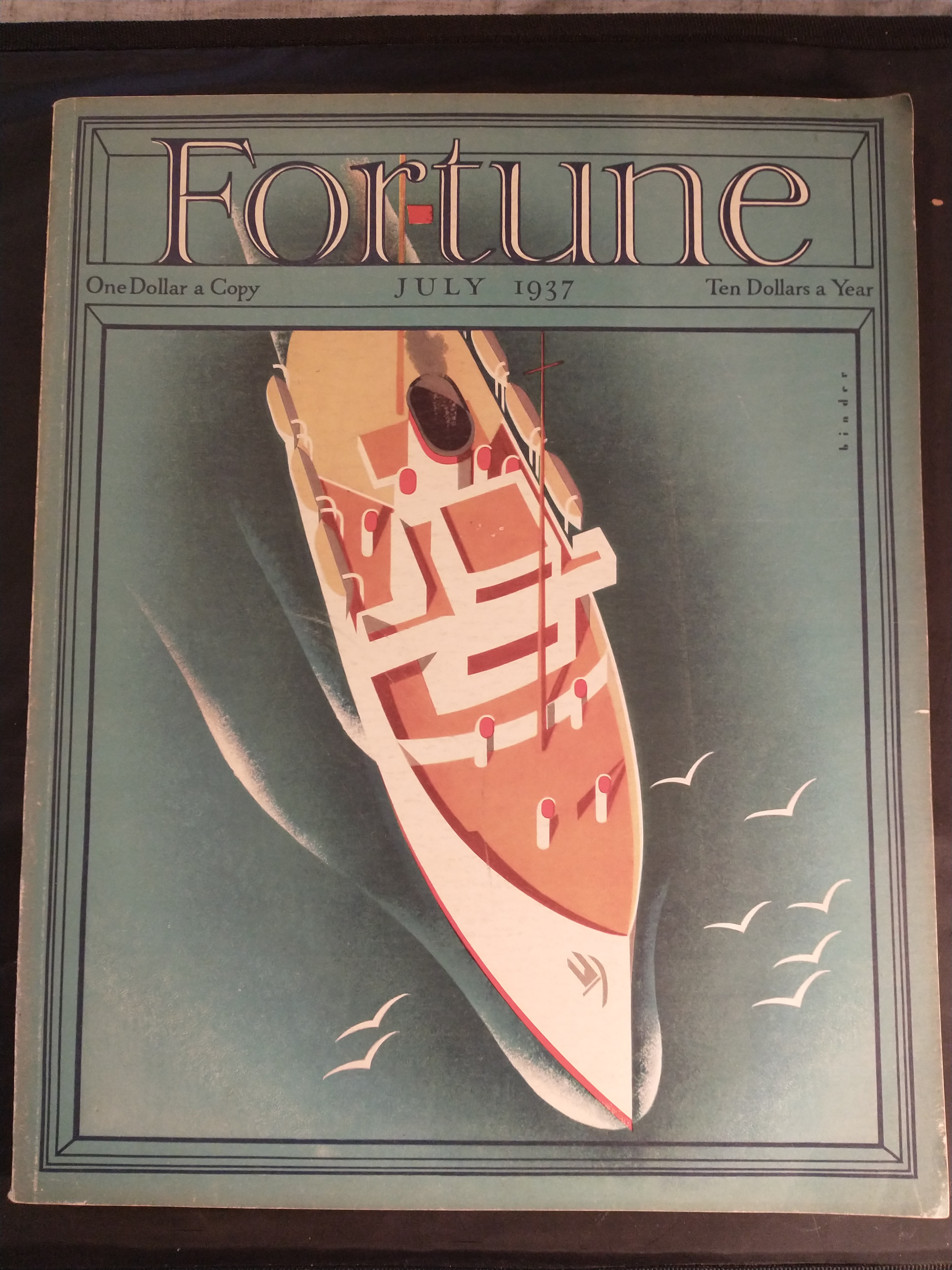 Image for FORTUNE MAGAZINE JULY 1937
