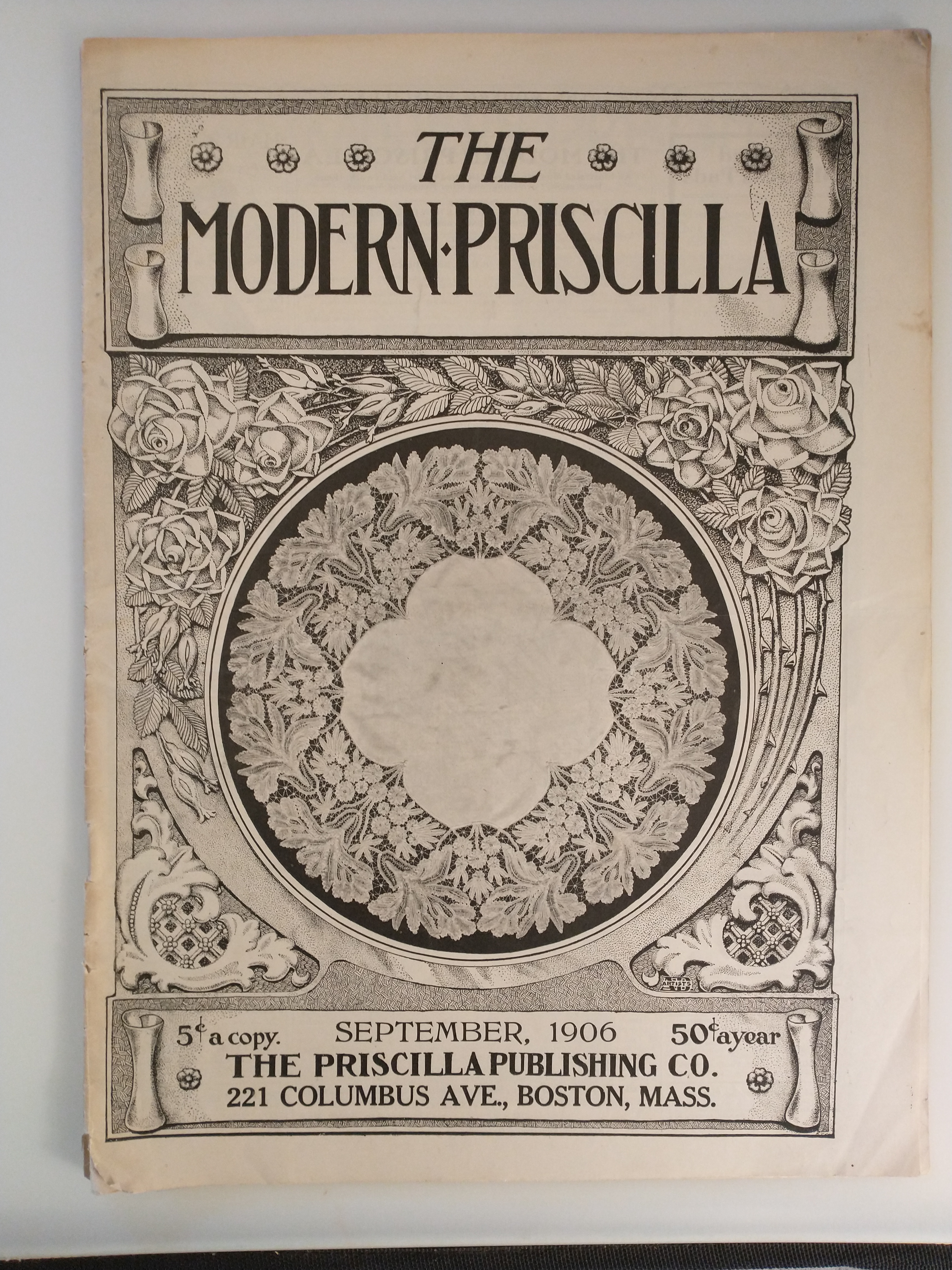 Image for THE MODERN PRISCILLA  MAGAZINE SEPT 1906