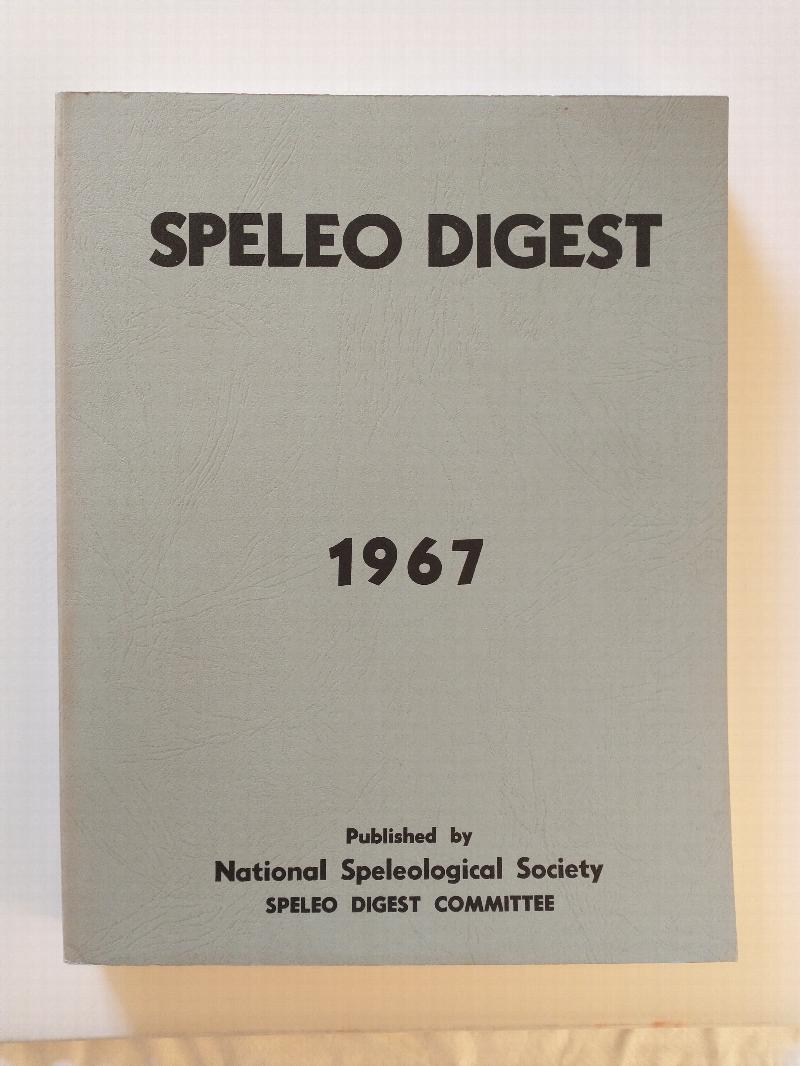 Image for SPELEO DIGEST 1967