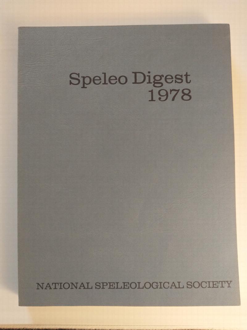 Image for SPELEO DIGEST 1978