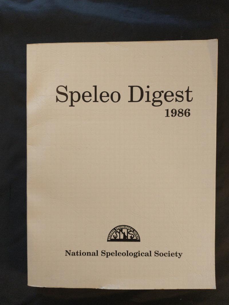 Image for SPELEO DIGEST 1986