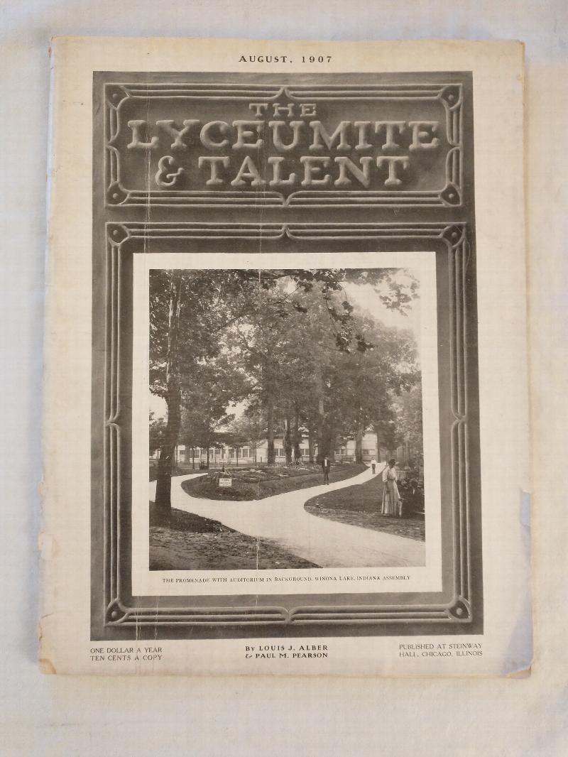 Image for THE  LYCEUMITE & TALENT     AUGUST 1907