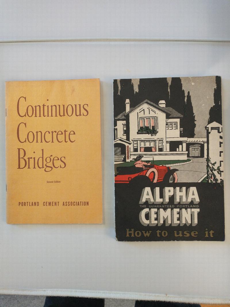 Image for CONTINUOUS CONCRETE BRIDGES      ALPHA CEMENT HOW TO USE IT         [ 2 BOOKS ON CONSTRUCTION WITH CEMENT ]