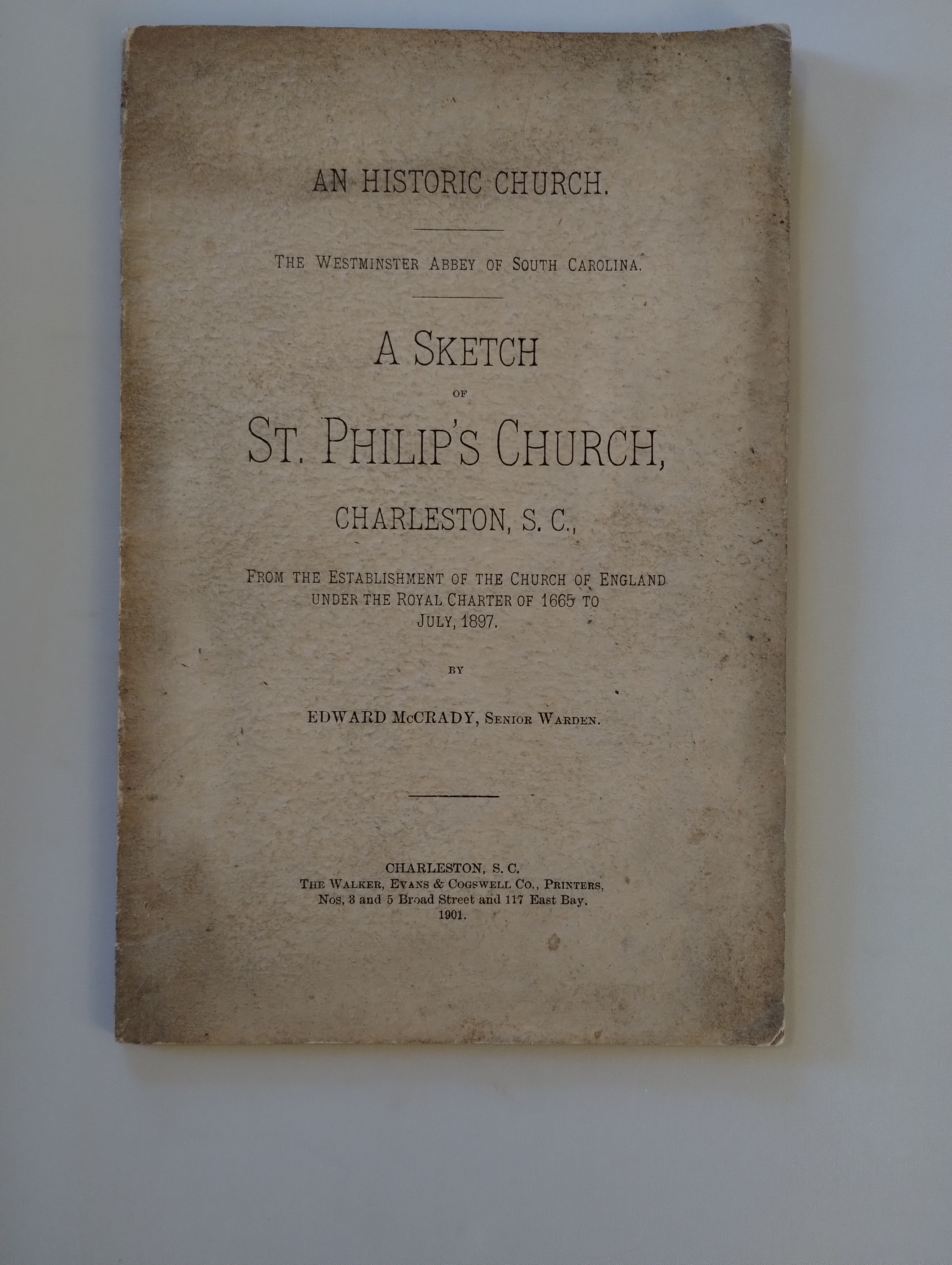 A SKETCH OF ST. PHILIP'S CHURCH