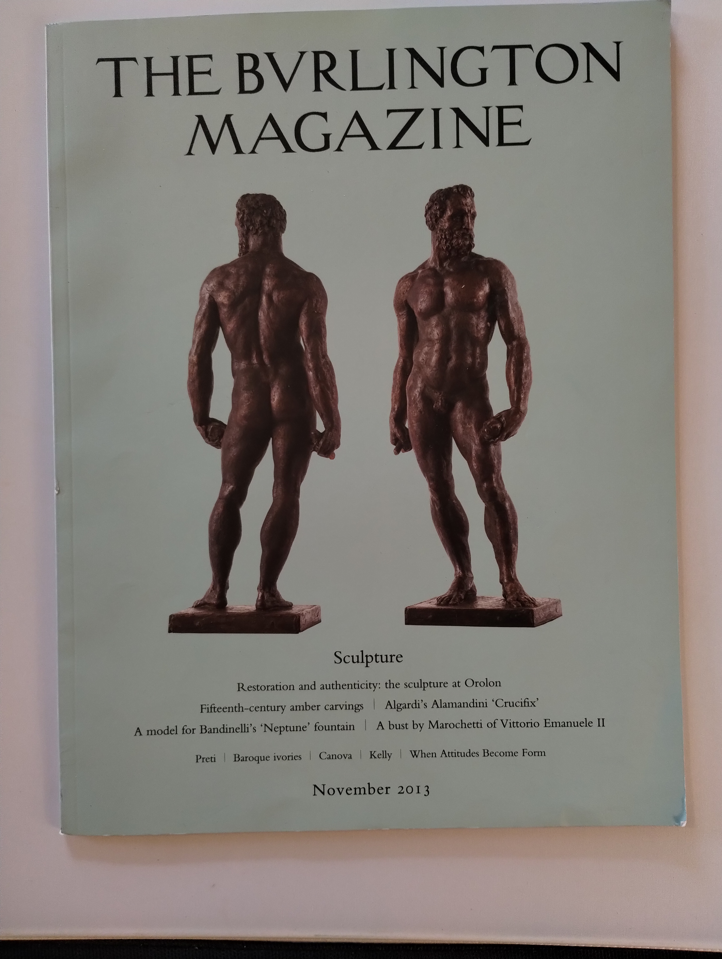 THE BVRLINGTON MAGAZINE 2 ISSUES NOVEMBER 2013 DECEMBER 2013